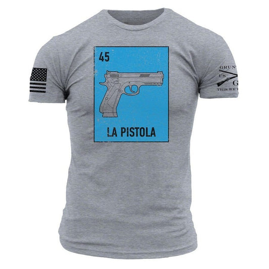 La Pistola T-Shirt - Dark Heather Gray