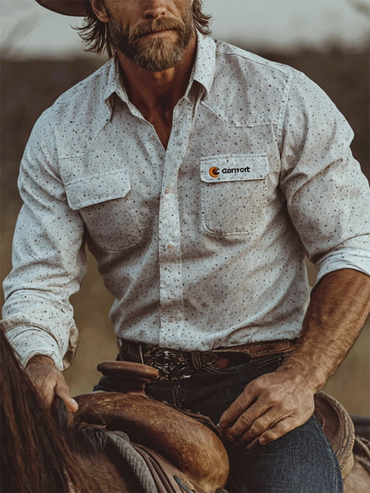 Men's Western Long Sleeve Shirt