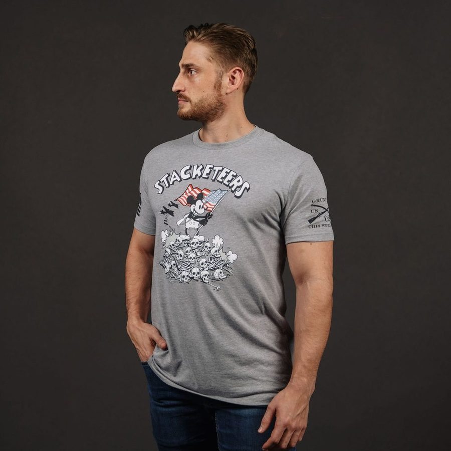 Stacketeers T-Shirt - Dark Heather Gray