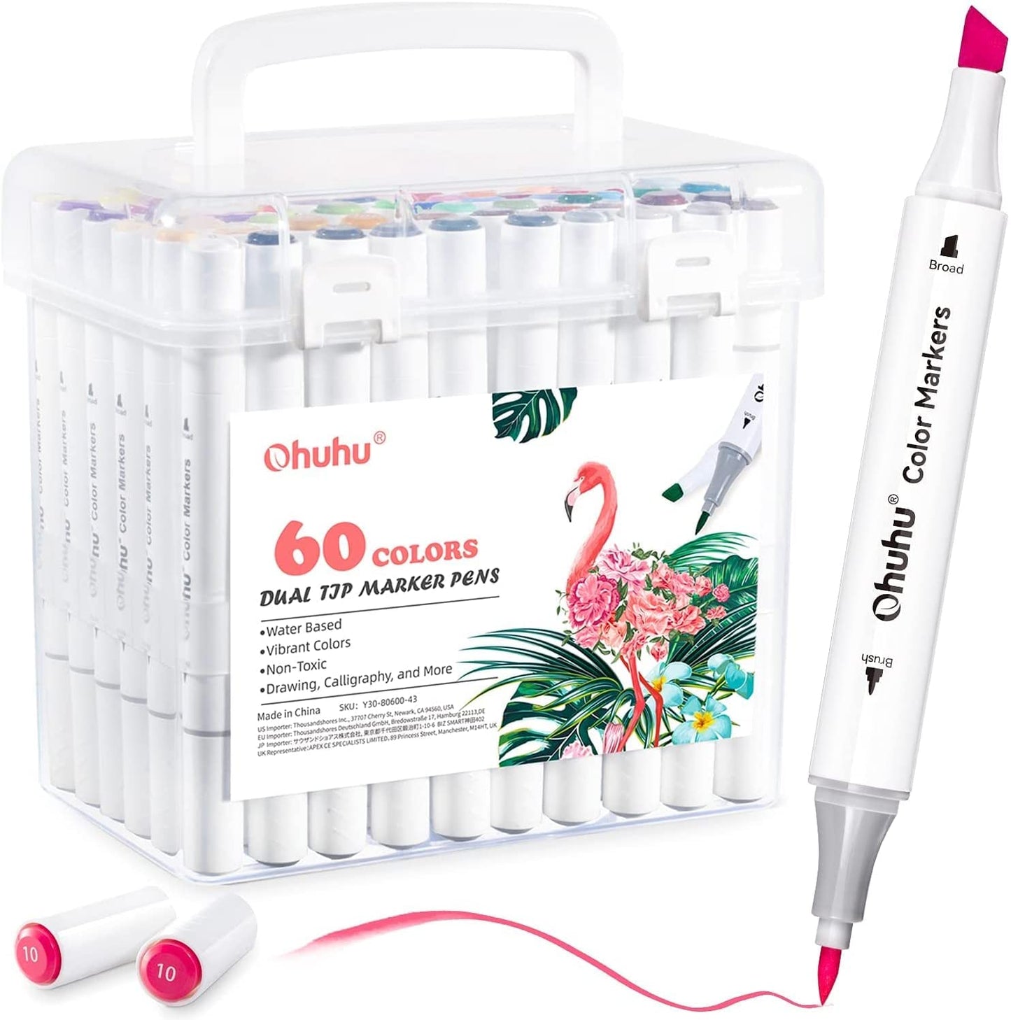 Ohuhu Dual Tips Water-Based Art Markers
