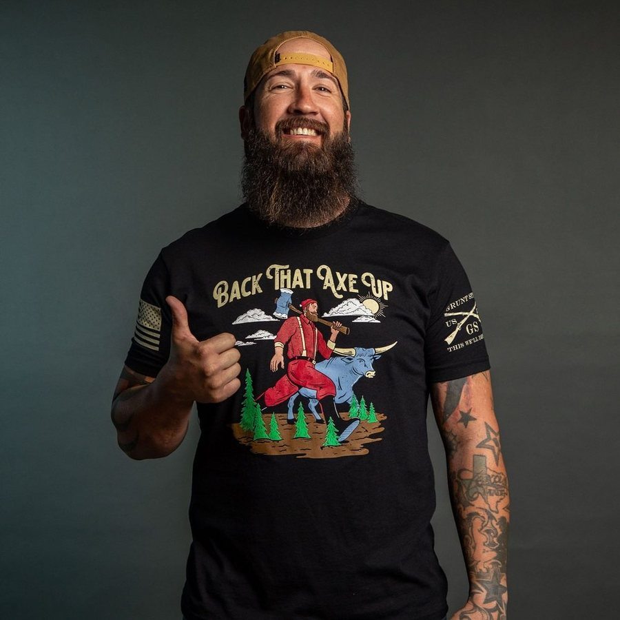 Back That Axe Up T-Shirt - Black