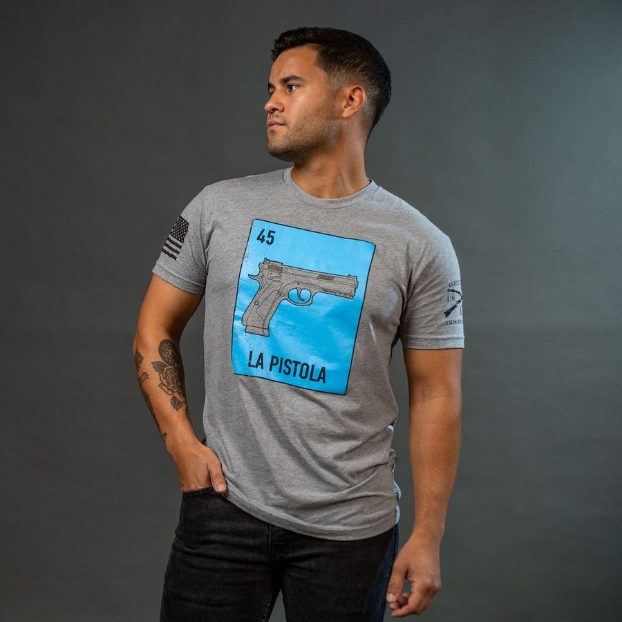 La Pistola T-Shirt - Dark Heather Gray