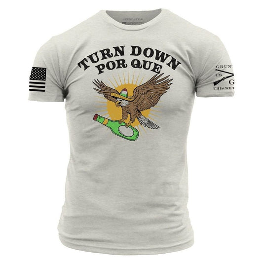 Turn Down Por Que T-Shirt - Sand