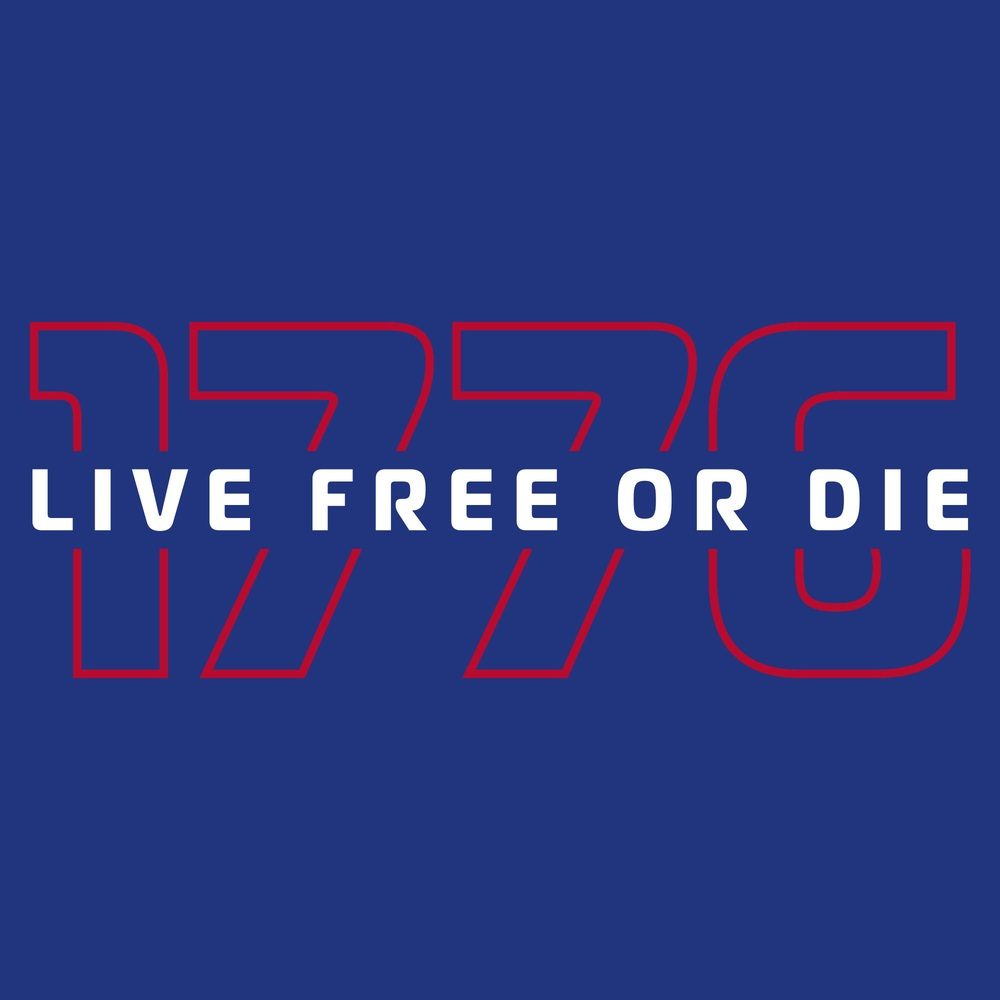 Men's Live Free Or Die '76 Tank - Royal