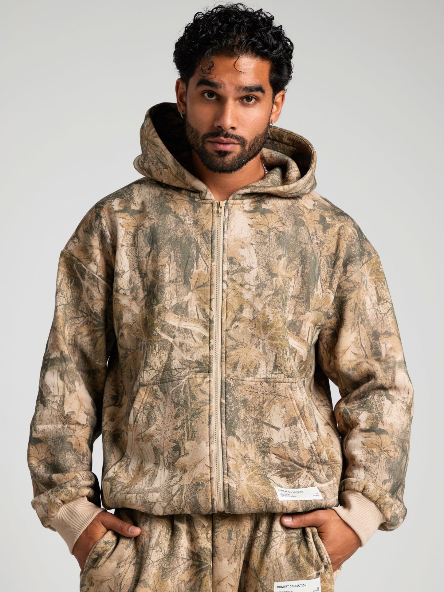 Camo Zip Hoodie