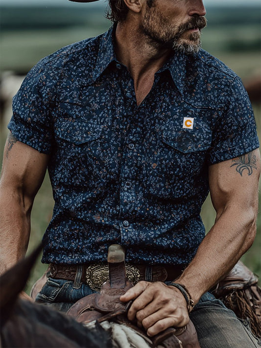 Men's Western Yoke Short Sleeve Shirt