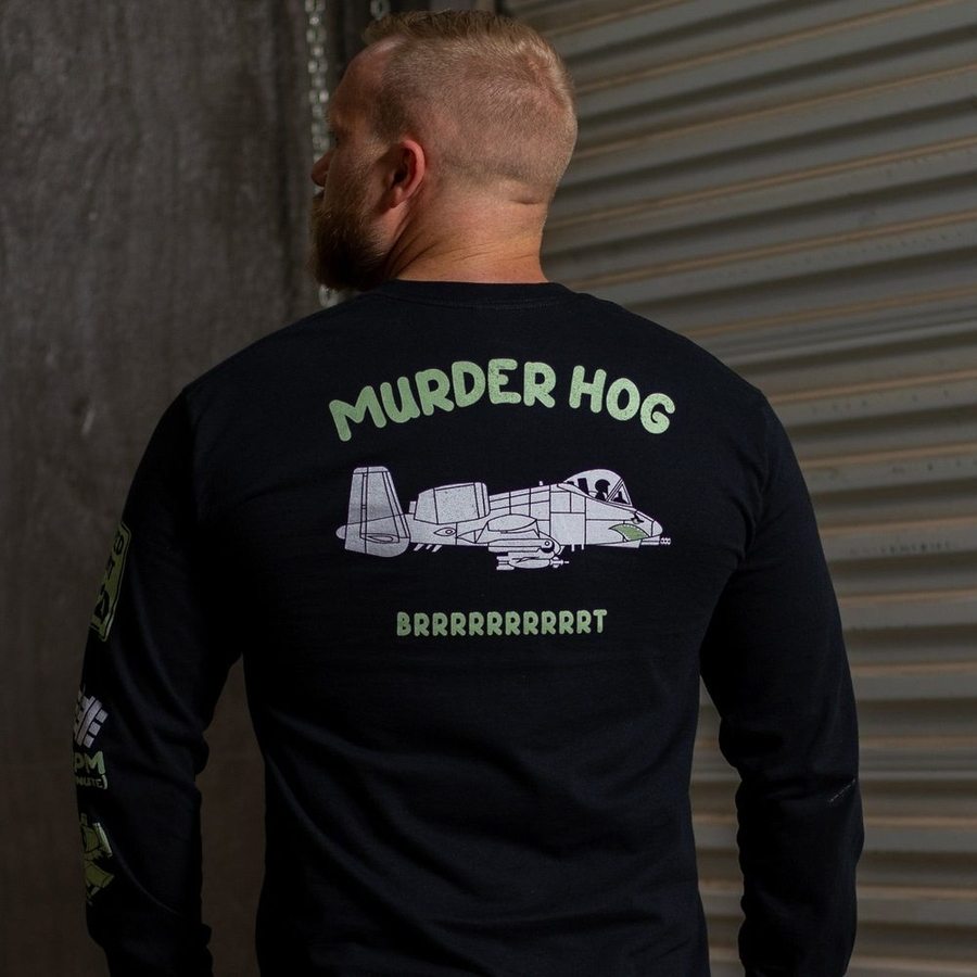 Murder Hog Long Sleeve - Black