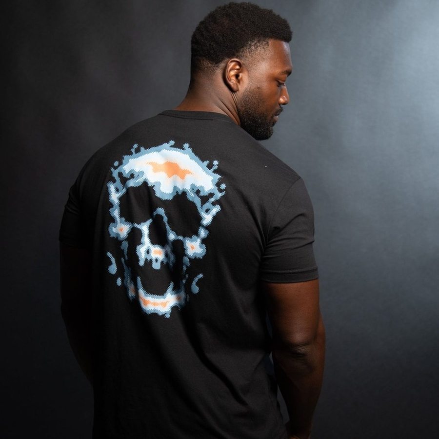 Infrared Skull T-Shirt - Black