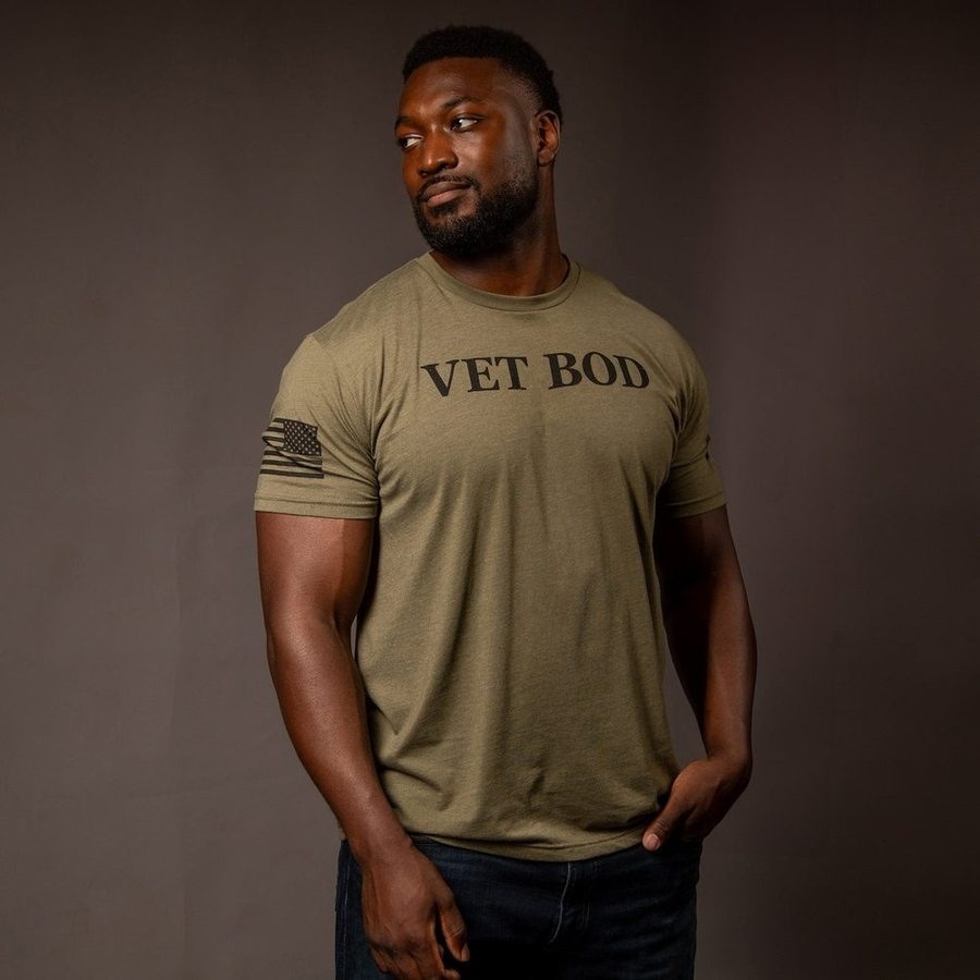 Vet Bod T-Shirt - Military Green