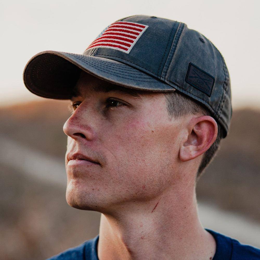 Full Color Flag Waxed Hat