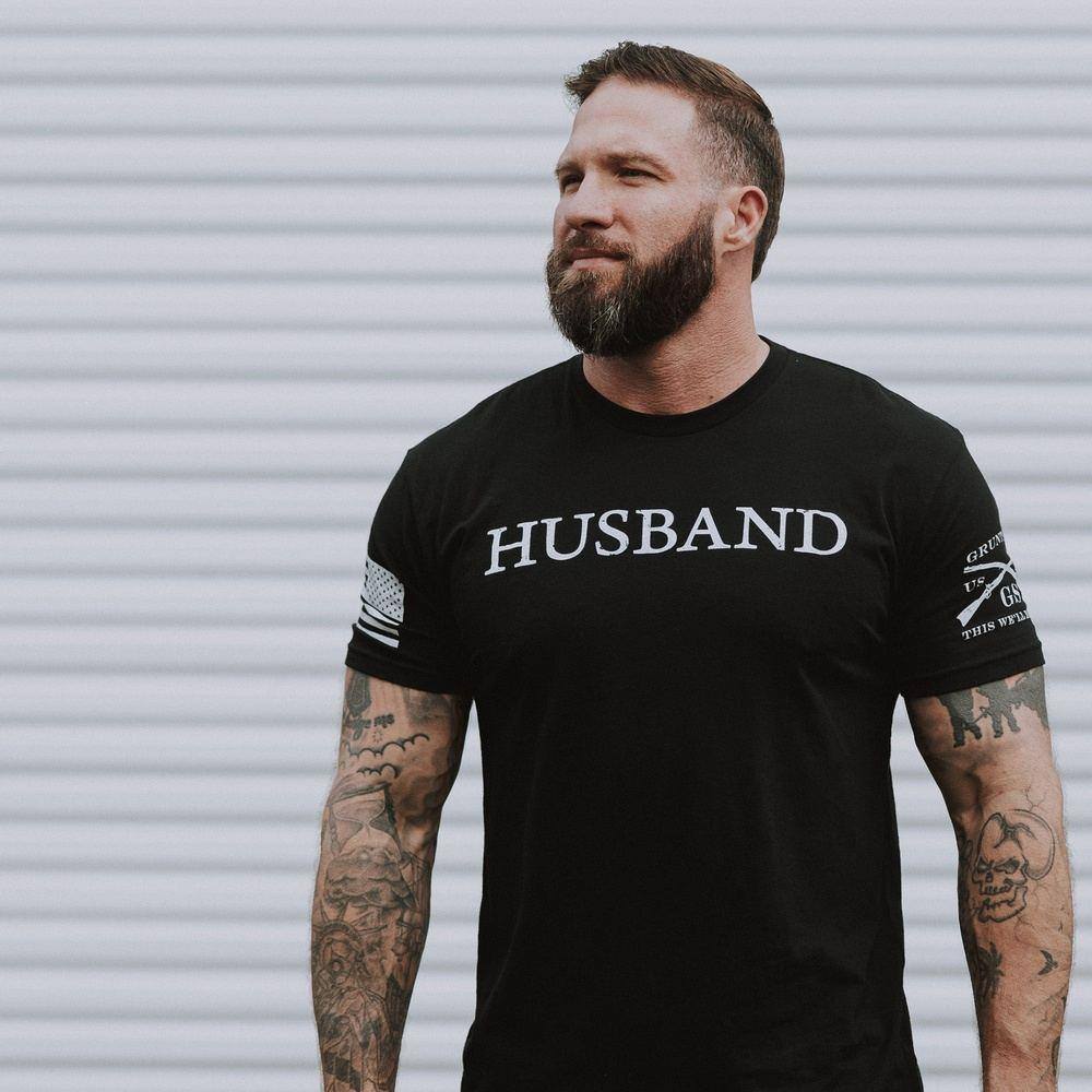 Husband Defined T-Shirt - Black