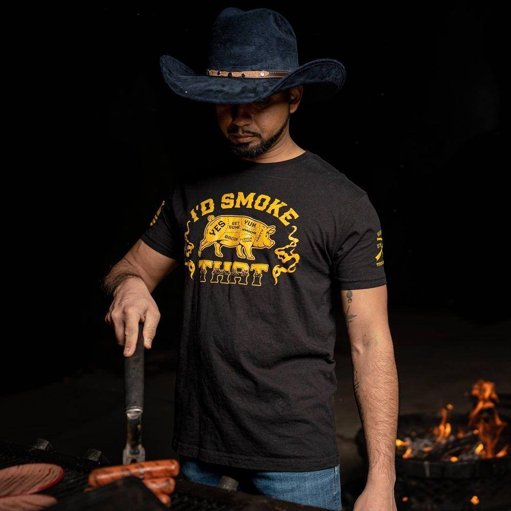 I'd Smoke That T-Shirt - Black