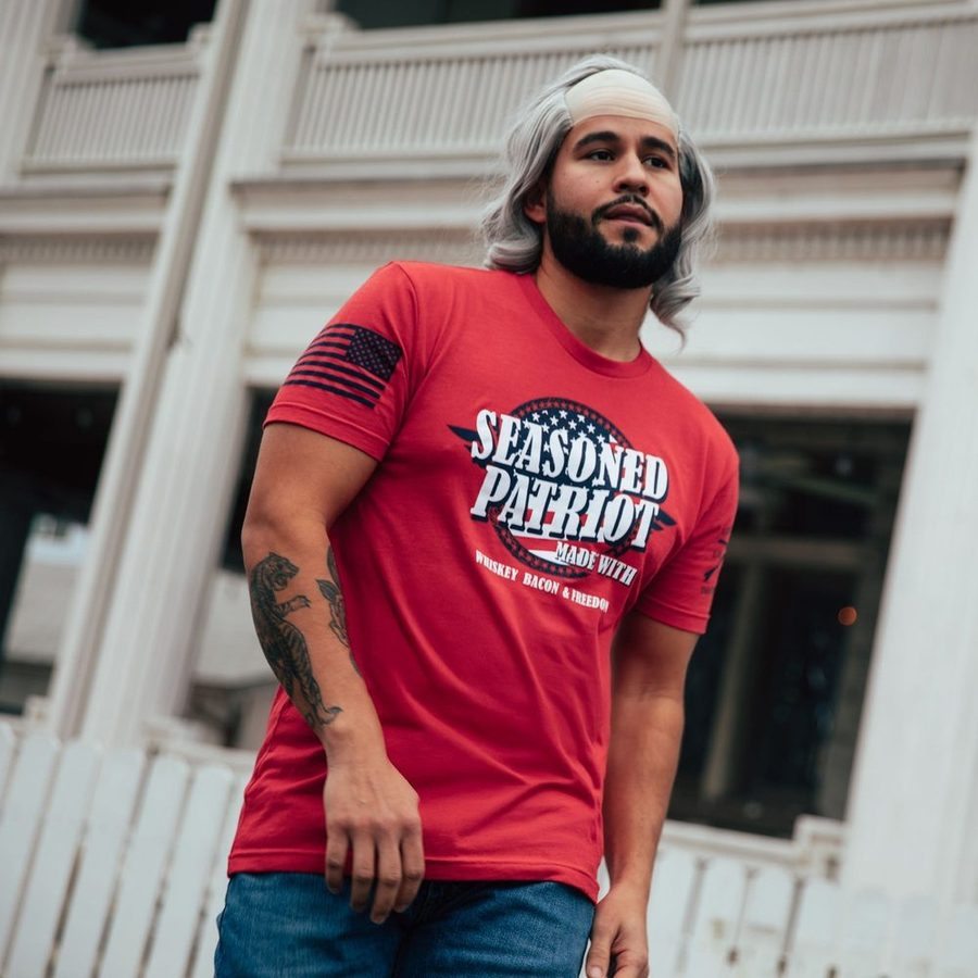 Seasoned Patriot T-Shirt - Red