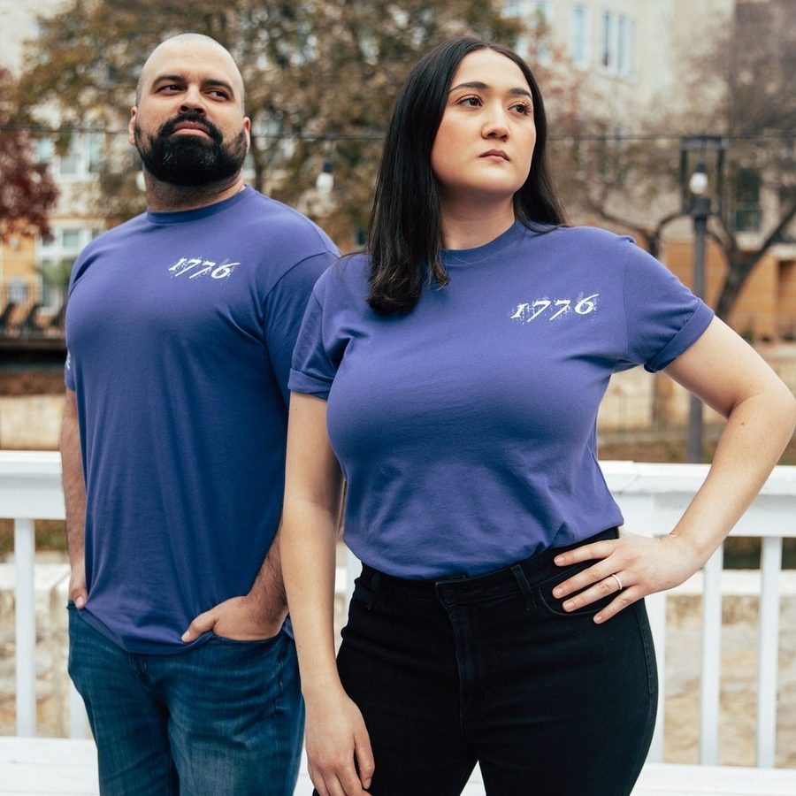 1776 Flag T-Shirt - Future Dusk