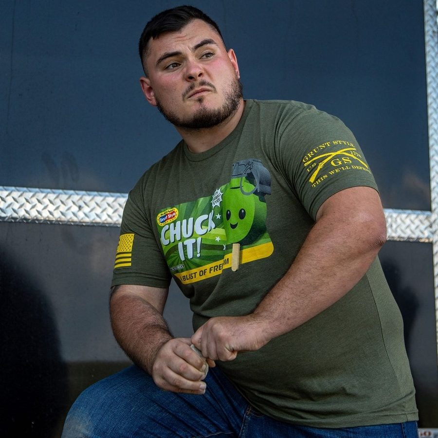 Chuck It T-Shirt - Military Green
