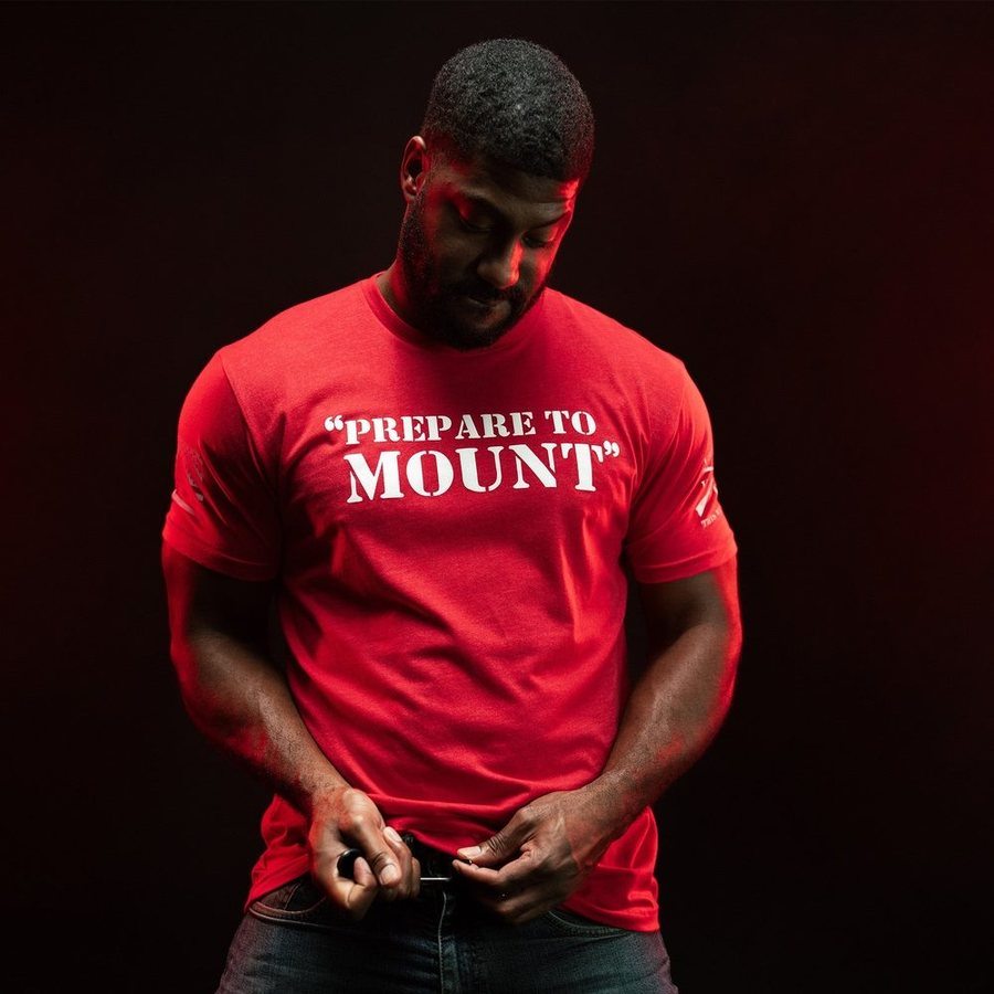 Prepare To Mount T-Shirt - Red