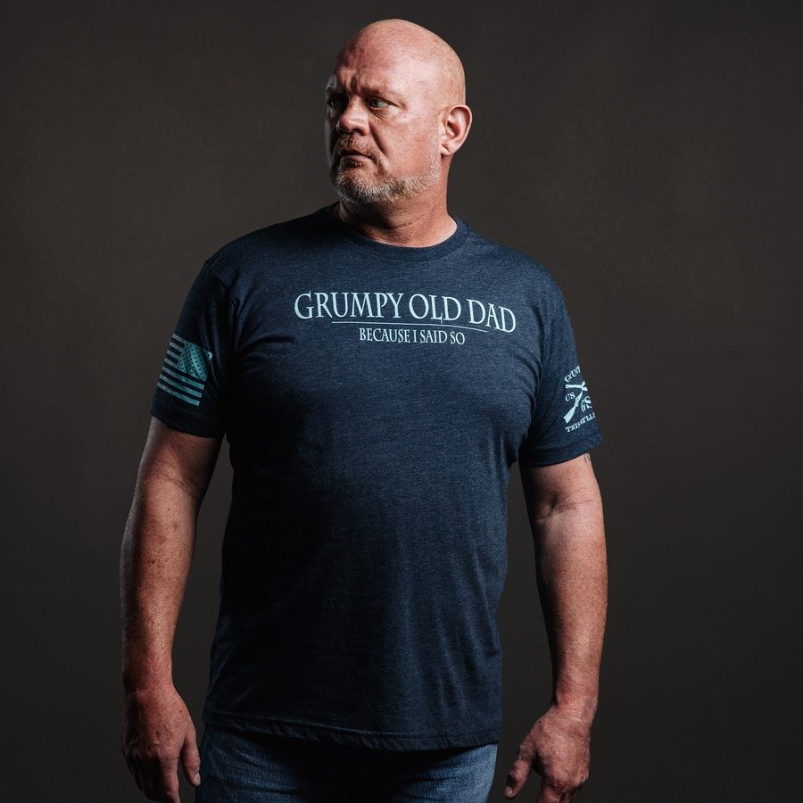 Grumpy Old Dad T-Shirt - Midnight Navy