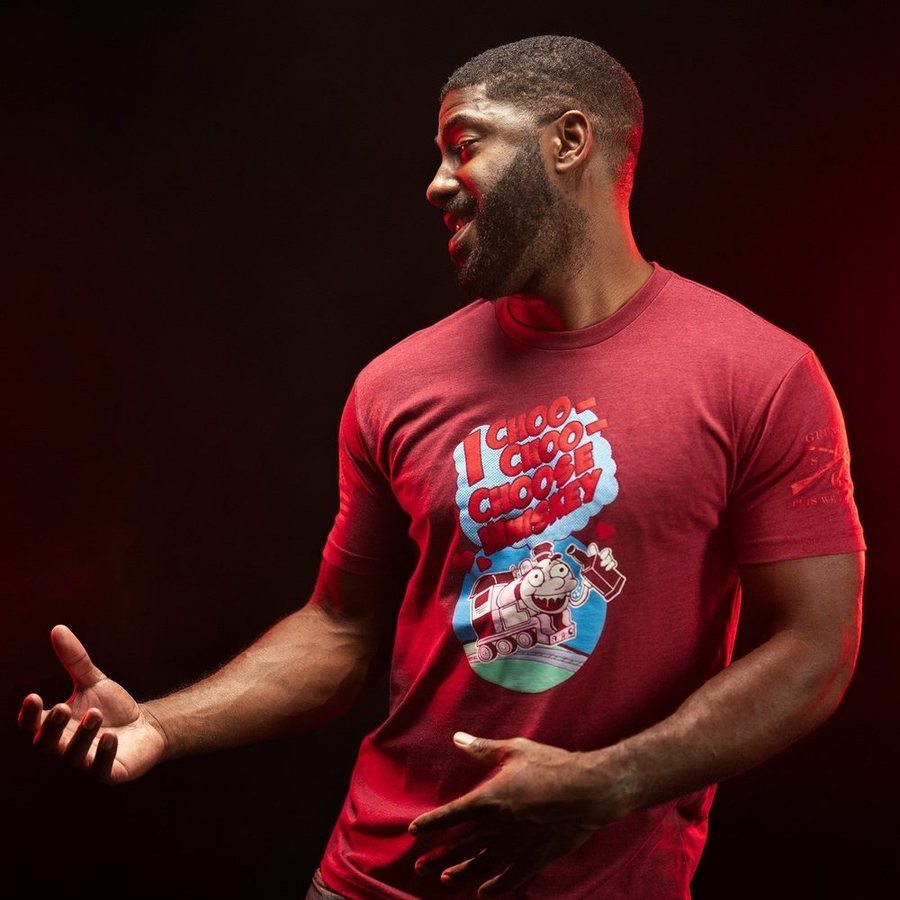 I Choose Whiskey T-Shirt - Cardinal
