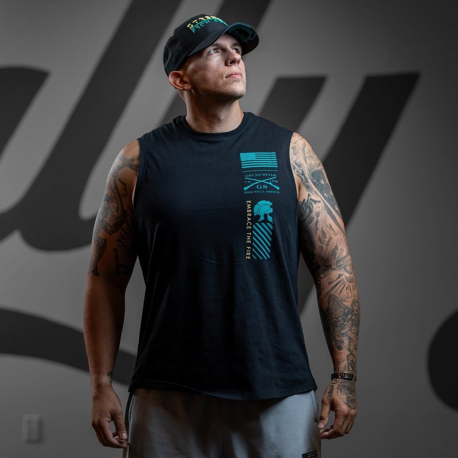 Strength From Ashes Muscle Tank - Black