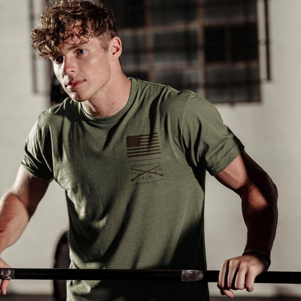 Improvise Adapt Overcome T-Shirt - Military Green