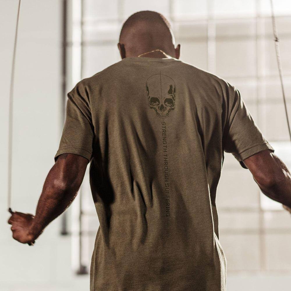 Strength Through Suffering T-Shirt - Military Green