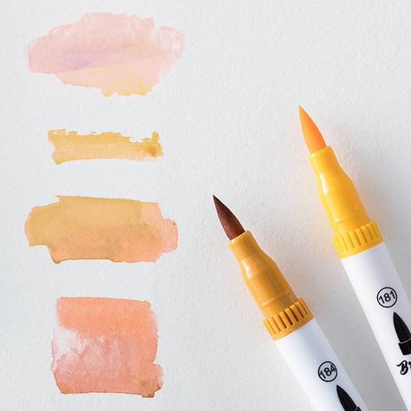 Ohuhu Maui 36 Skin Tone Colors Dual Tips Water Based Art Markers, Brush & Fineliner