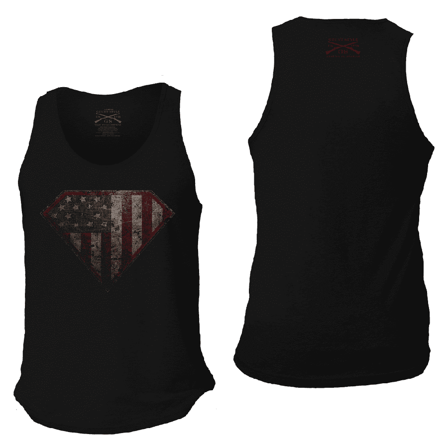 Men's Super Patriot 2.0 Tank - Black
