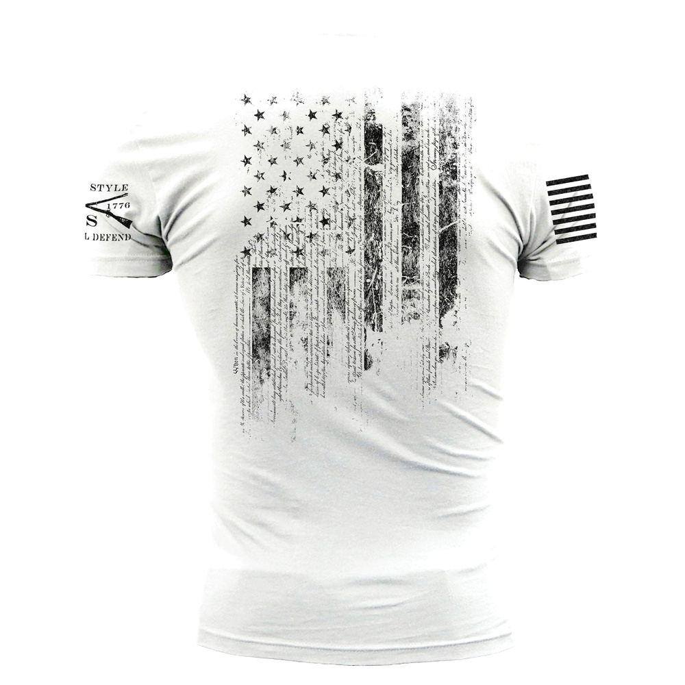1776 Flag T-Shirt - White