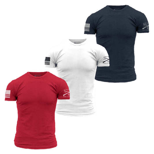 Basic T-Shirts - Patriot Pack - 3 Pack