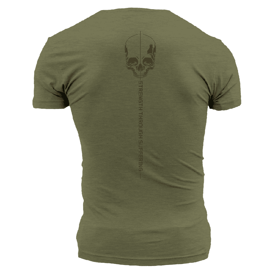 Strength Through Suffering T-Shirt - Military Green