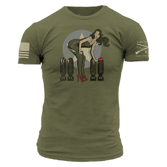 Bombs Away T-Shirt - Military Green