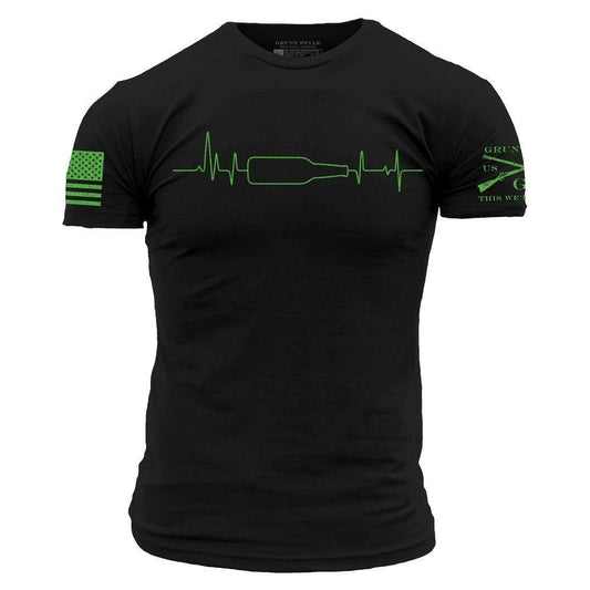 Drinking EKG T-Shirt - Black