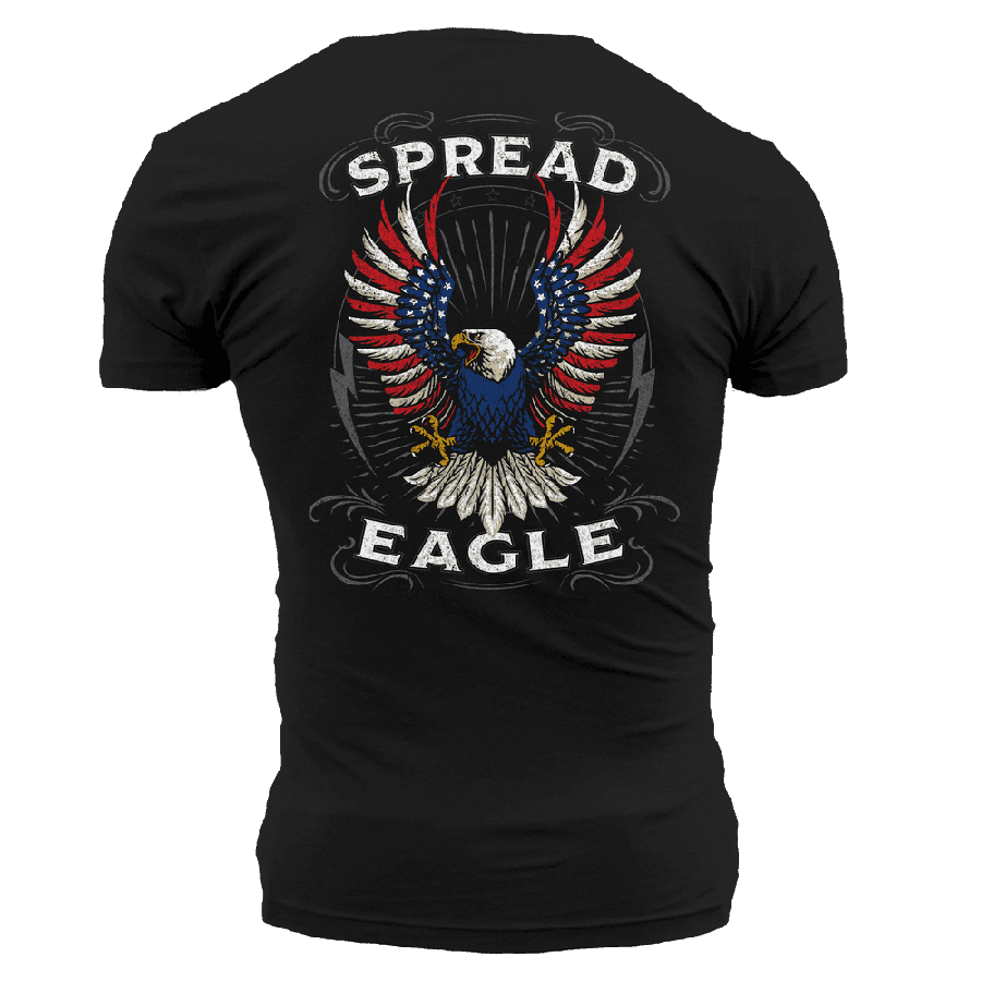 Spread Eagle T-Shirt - Black