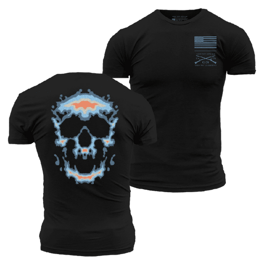 Infrared Skull T-Shirt - Black