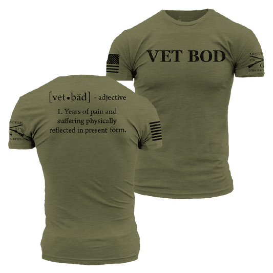Vet Bod T-Shirt - Military Green