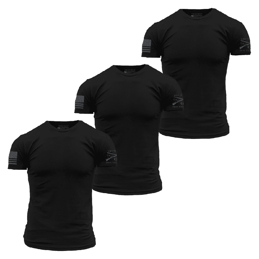 Basic T-Shirts - Black - 3 Pack