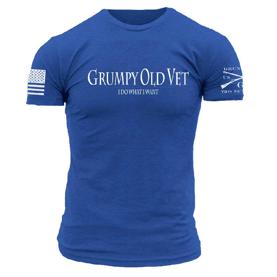 Grumpy Old Vet T-Shirt - Royal