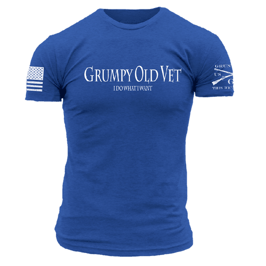 Grumpy Old Vet T-Shirt - Royal