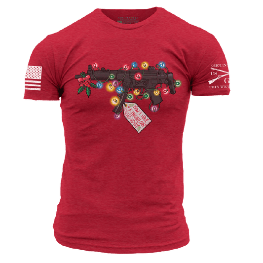 Now I Have A Machine Gun T-Shirt - Red
