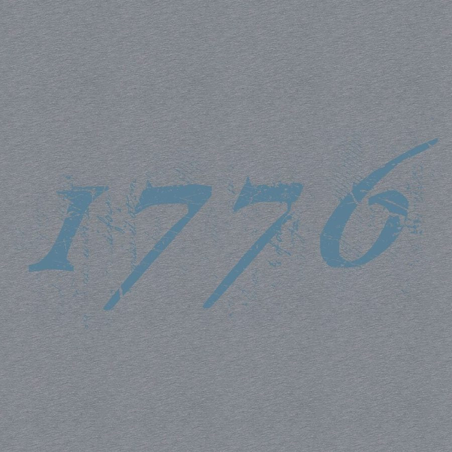 1776 Flag T-Shirt - Dark Heather Gray