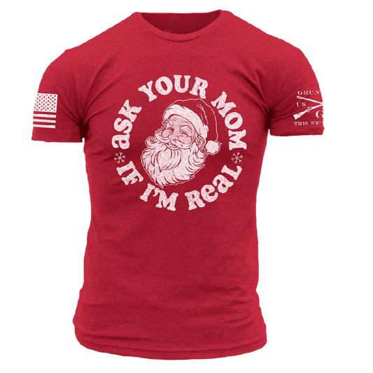 Ask Your Mom T-Shirt - Red