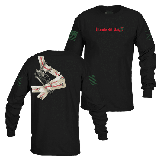 Yippie Ki Yay 2.0 Long Sleeve - Black
