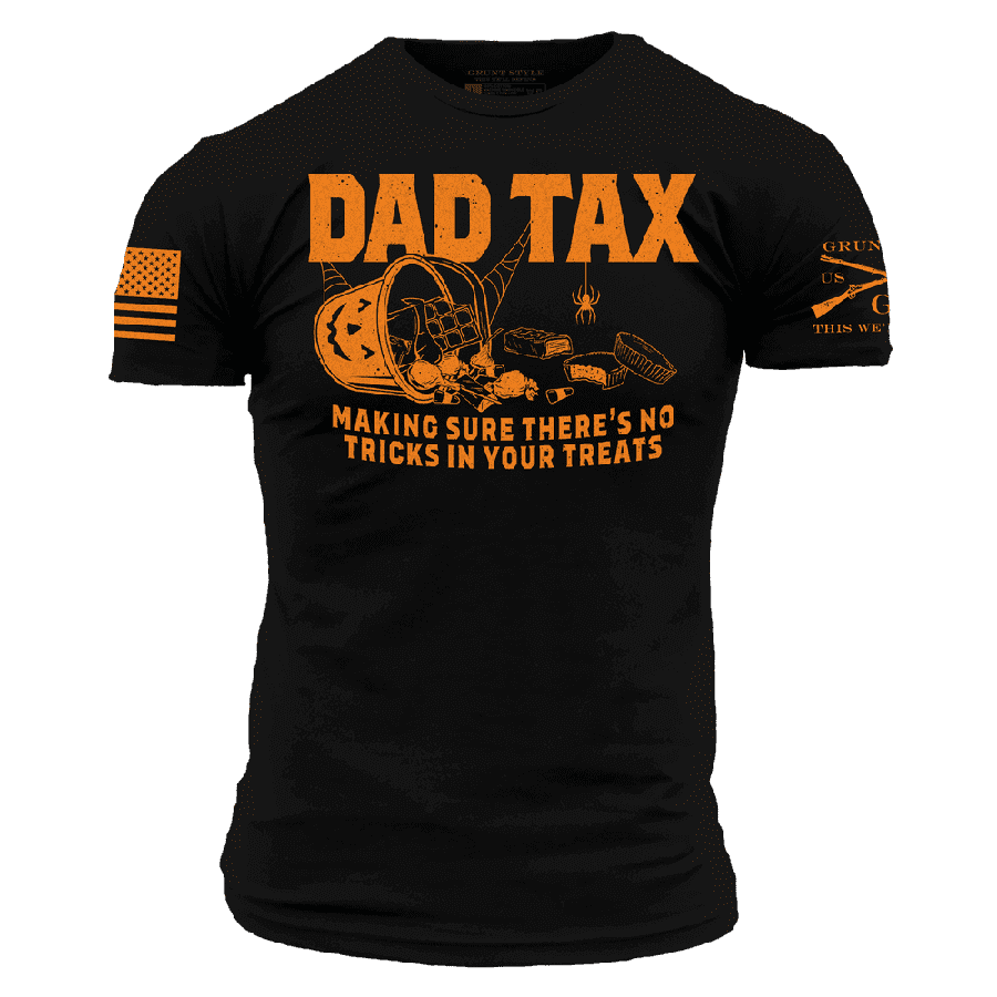 Dad Tax Halloween T-Shirt - Black