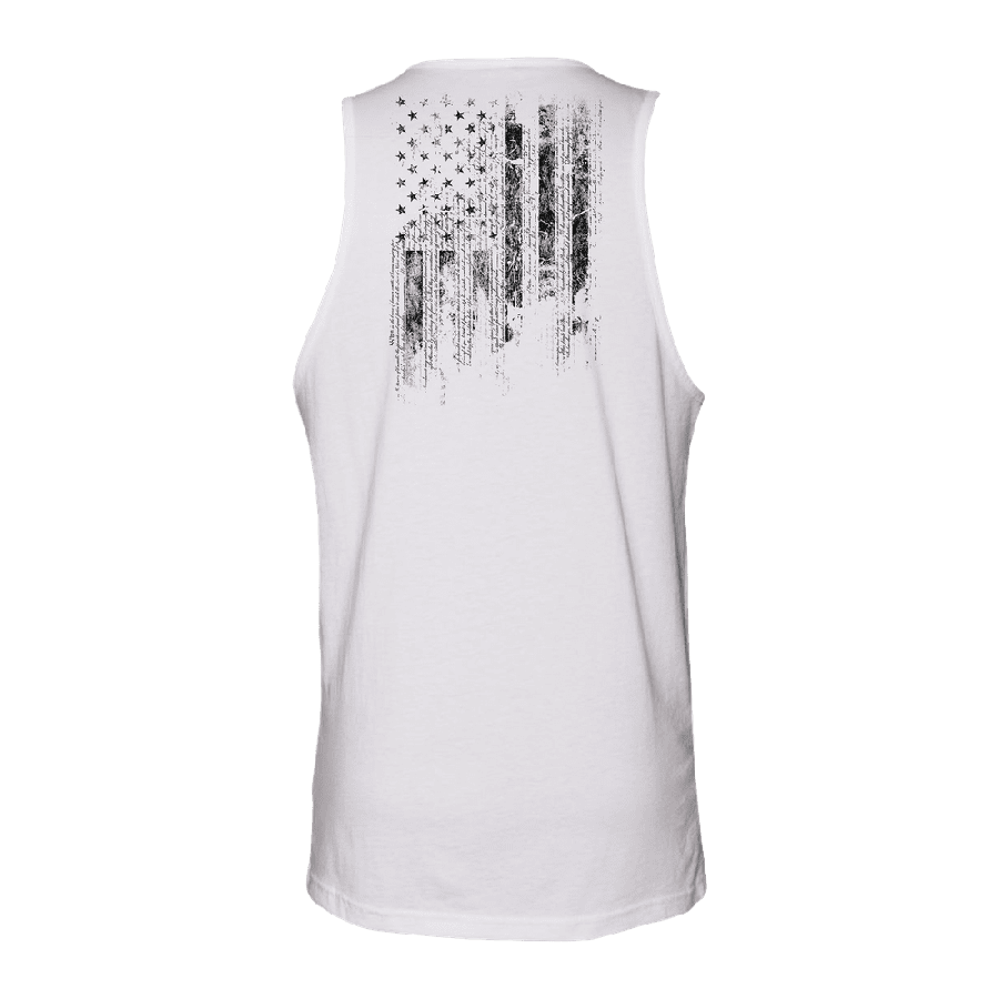 1776 Flag Tank - White