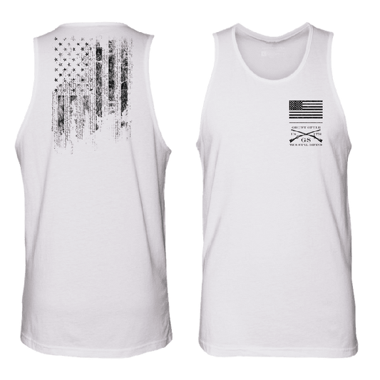 1776 Flag Tank - White