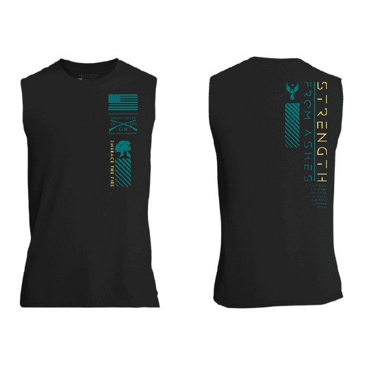 Strength From Ashes Muscle Tank - Black