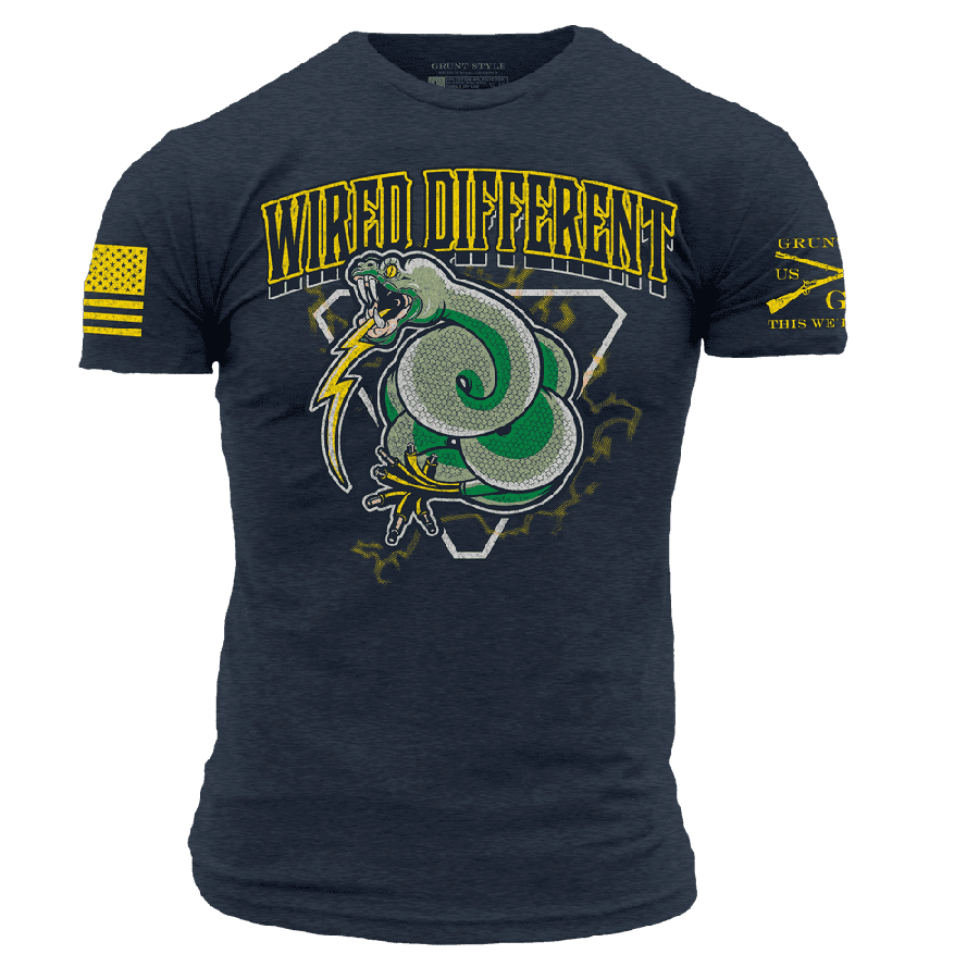 Wired Different T-Shirt - Midnight Navy