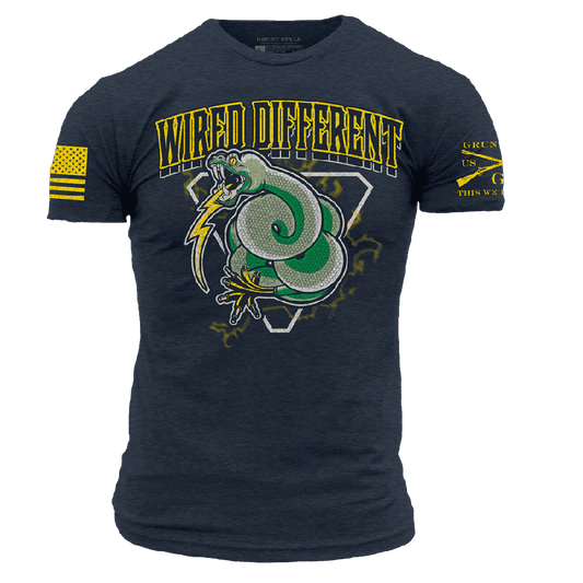 Wired Different T-Shirt - Midnight Navy