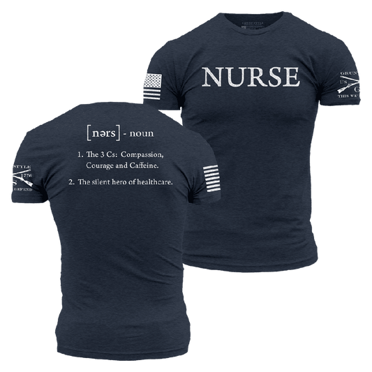 Nurse Defined T-Shirt - Midnight Navy