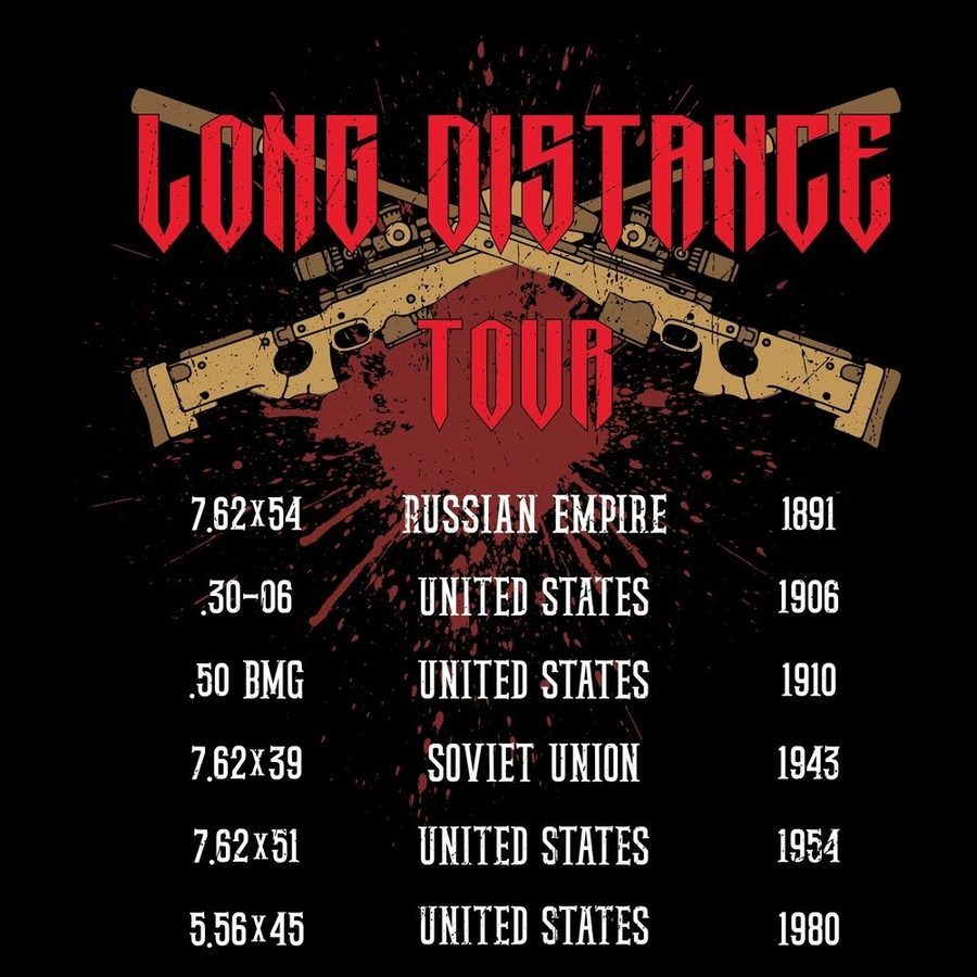 Sniper Tour T-Shirt - Charcoal